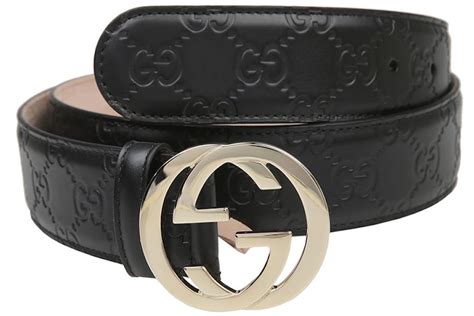 gucci belt 2238915250409036|GUCCI Guccissima Signature Interlocking G 40mm Belt 75.